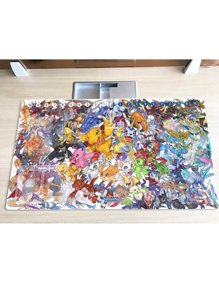 Tapete de Juego Mlikemat Digimon 60.96x35.56 cm + Bolsa Gratis