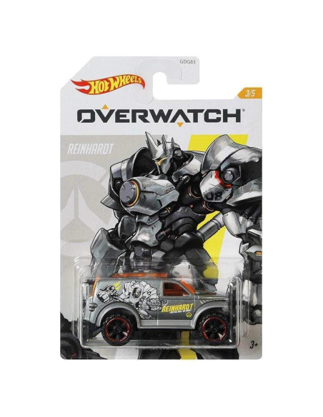 Hot Wheels Overwatch Reinhardt Diecast 1:64 Escala 2020