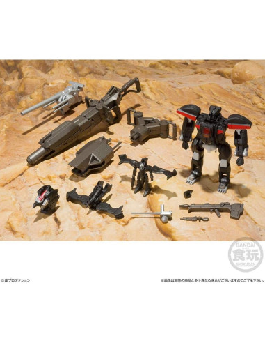 Modelo Dancouga Super Mini PLA Bandai 16.5 cm