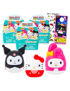 Bolsas Sorpresa Squooshems Hello Kitty - 3 Mini Squishmallows