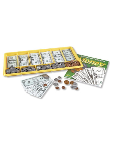 Kit de Dinero Gigante Learning Resources - 100 Monedas y Billetes
