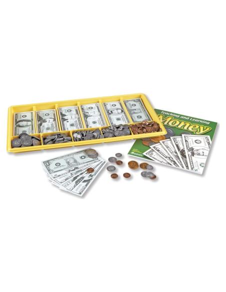 Kit de Dinero Gigante Learning Resources - 100 Monedas y Billetes