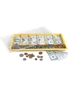 Kit de Dinero Gigante Learning Resources - 100 Monedas y Billetes 2