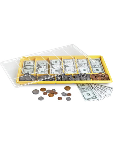 Kit de Dinero Gigante Learning Resources - 100 Monedas y Billetes