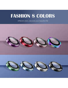 Protector de Lente de Cámara KUXNGUYI para Galaxy S25 Ultra 2