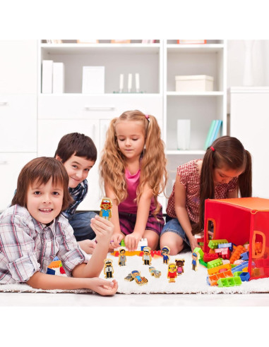 Juguetes de Madera Kathfly 36 Piezas Figuras Profesiones