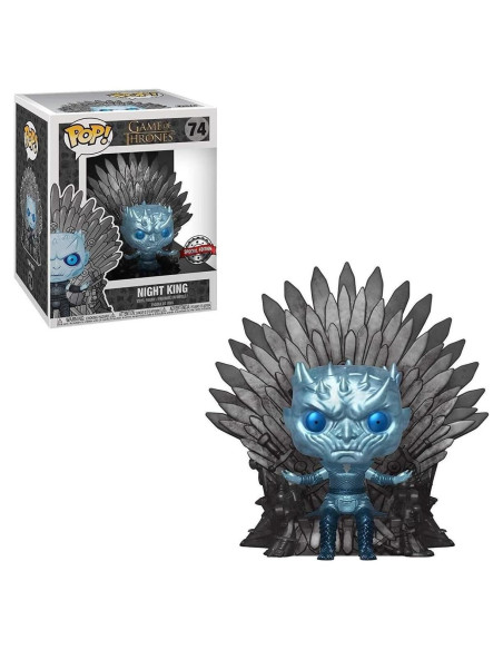 Funko POP! Rey de la Noche Metálico en Trono - Juego de Tronos