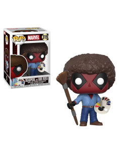 Funko POP! Deadpool Bob Ross 9.5 cm Figura Coleccionable