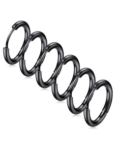 Pendientes de Aro Hipoalergénicos ZHIYAOR 18G Acero Inoxidable