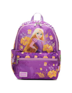 Mochila de Nylon Disney Enredados Rapunzel 33 cm Deluxe