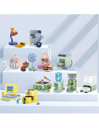 Conjunto de Construcción Mini Electrodomésticos JMBricklayer 12PCS