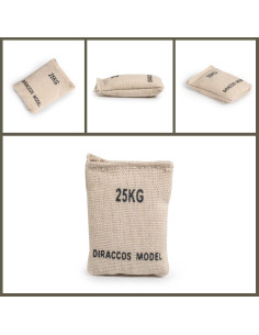 Juego de 6 Sacos de Arena Militares 1:16 DIRACCOS para Modelos RC 2
