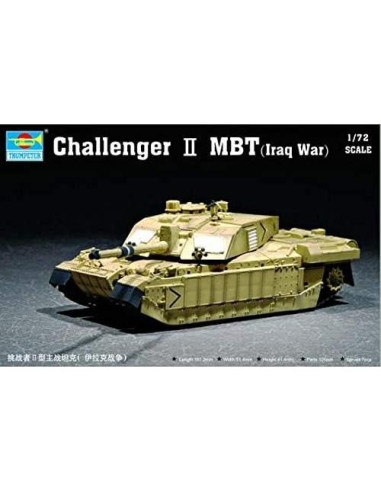 Kit de Modelo Tanque Challenger II 1:72 Trumpeter
