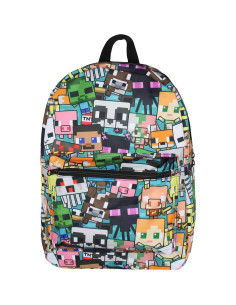 Mochila Minecraft Chibi Bioworld 43x30cm para Laptop 2