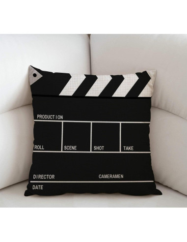 Funda de Cojín Swono Lapper Cuadrada 45x45 cm Algodón Lino