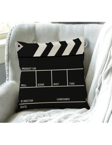 Funda de Cojín Swono Lapper Cuadrada 45x45 cm Algodón Lino