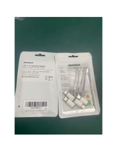 Paquete de 4 Adaptadores Lightning a USB-C ZOOAUX para iPhone 15/16 2