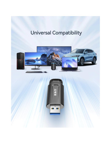 K&ZZ 5 Unidades Flash USB 3.0 32GB Multicolor Retráctil