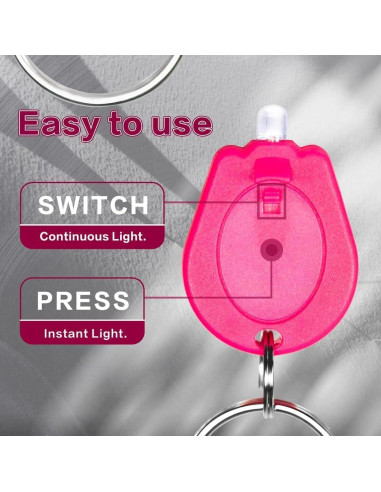 Paquete de 100 Linternas LED Mini RaySoar Multicolor