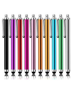 Bolígrafos Stylus LIBERRWAY Paquete de 10 para Pantallas Táctiles