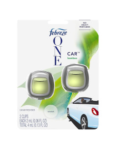 Febreze Ambientador Auto Clip Ventilación 80 Días Bambú