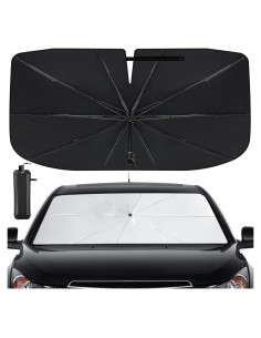 Parasol para Parabrisas Pleneal 139.7x80cm Plata Plegable