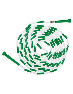 Cuerda de Saltar Segmentada U.S. Games 4.88m Verde/Blanco