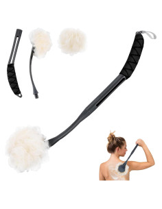 Esponja de Ducha Loofah BTideas 52 cm Mango Desmontable