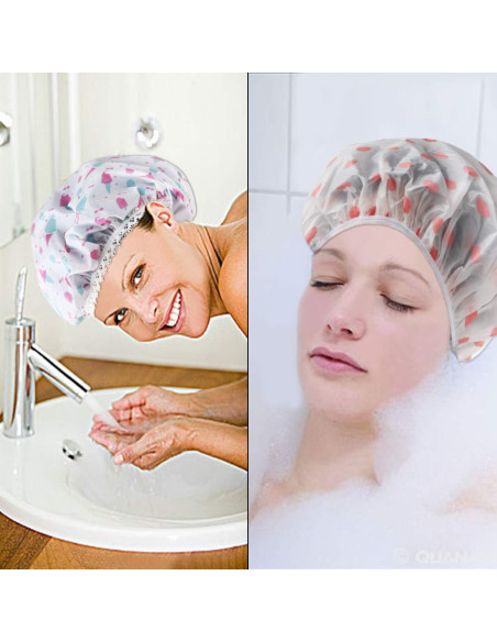 11 Gorras de Ducha Impermeables Reutilizables Aniann