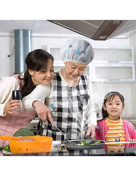 11 Gorras de Ducha Impermeables Reutilizables Aniann