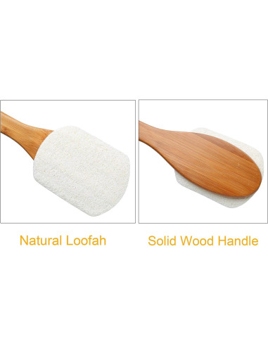 Cepillo de Espalda Leotruny Lufa Natural 43.18 cm Paquete de 2