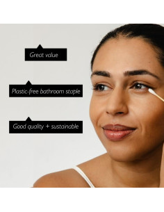 Bastones de Algodón de Bambú UpCircle - 200 Unidades - Sostenibles 2