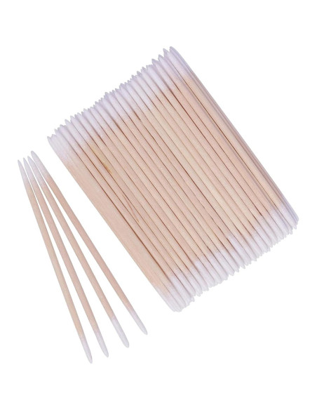 1000 Bastones de Algodón Doble Cara Qundaoily para Maquillaje