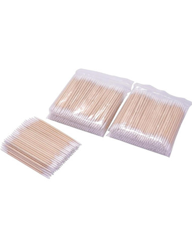 1000 Bastones de Algodón Doble Cara Qundaoily para Maquillaje