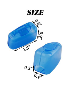 100 Estuches Protectores para Cepillos de Dientes ROYHOO 2