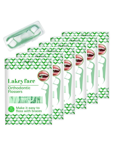 Hilos Dentales Ortodónticos Lakeyface 300 Cuentas para Brackets