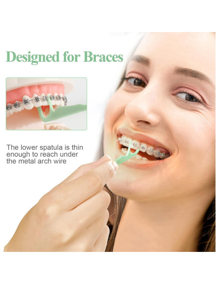 Hilos Dentales Ortodónticos Lakeyface 300 Cuentas para Brackets