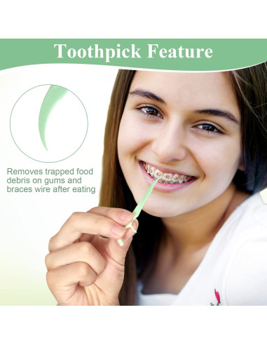 Hilos Dentales Ortodónticos Lakeyface 300 Cuentas para Brackets