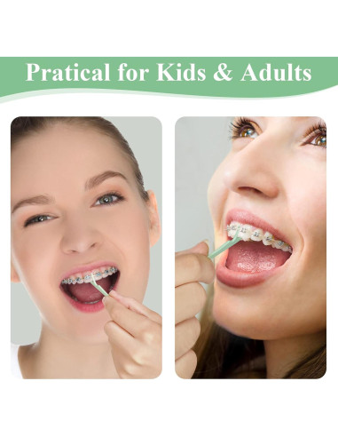 Hilos Dentales Ortodónticos Lakeyface 300 Cuentas para Brackets