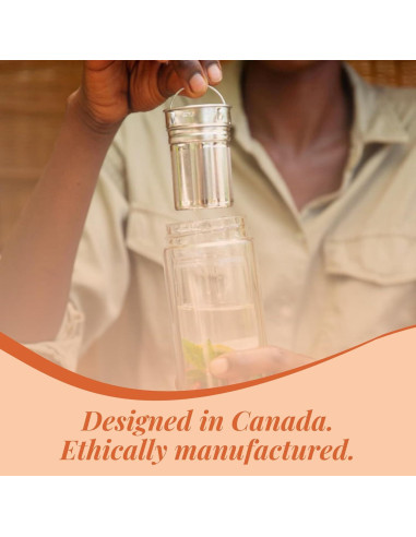 Taza Infusora Tease Tea 450ml - Vidrio y Bambú, Campanilla