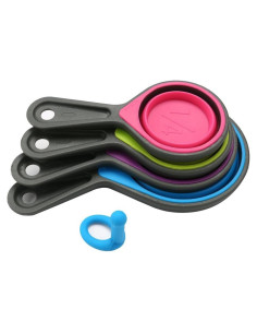 Set de 4 Tazas Medidoras Plegables Silicona TAPBULL 60ml-250ml