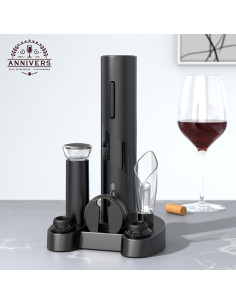 Juego de Abridor de Vino Eléctrico ANNIVERS 4 en 1 con Accesorios 2