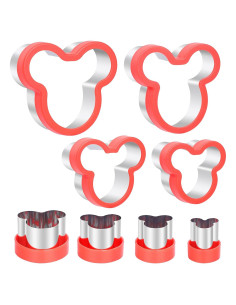 Juego de Cortadores de Galletas Magigift - 8 Piezas Acero Inoxidable