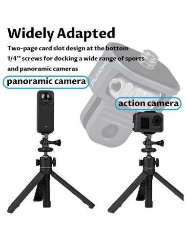 Adaptador de Montaje para Cámara PUKOKO 1/4" Aluminio CNC