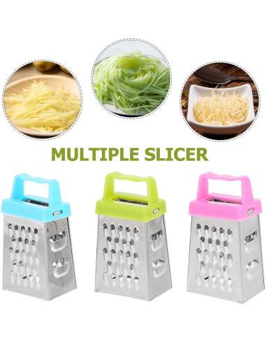Juego de 6 Ralladores de Cocina DEARMAMY Acero Inoxidable