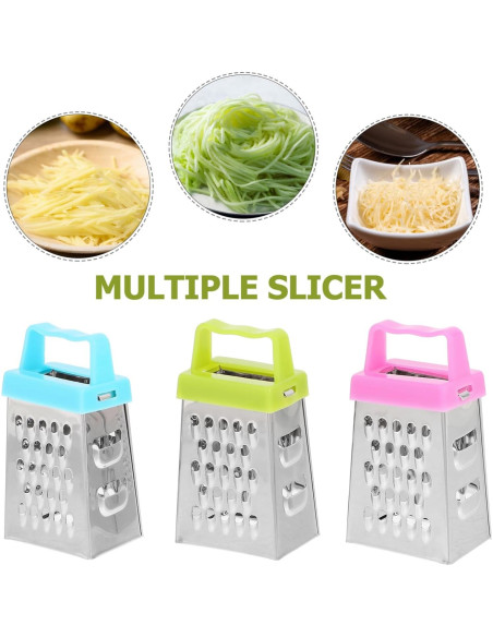 Juego de 6 Ralladores de Cocina DEARMAMY Acero Inoxidable