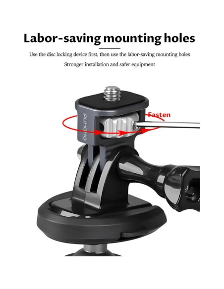 Adaptador de Montaje para Cámara PUKOKO 1/4" Aluminio CNC