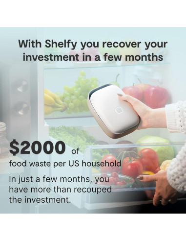 Dispositivo Refrigerador Inteligente Vitesy Shelfy - Extiende Frescura y Elimina Olores