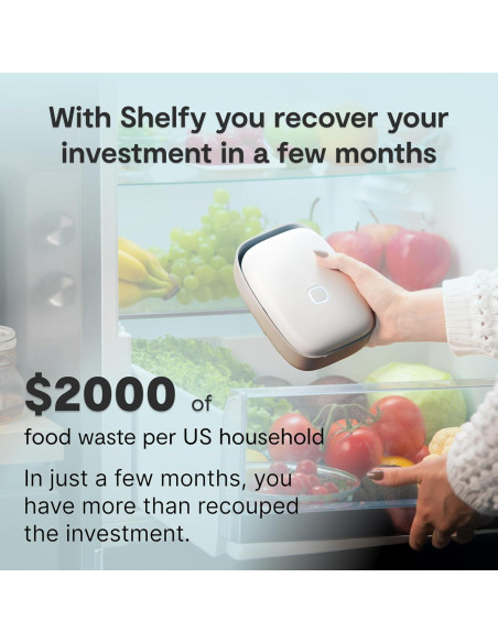 Dispositivo Refrigerador Inteligente Vitesy Shelfy - Extiende Frescura y Elimina Olores