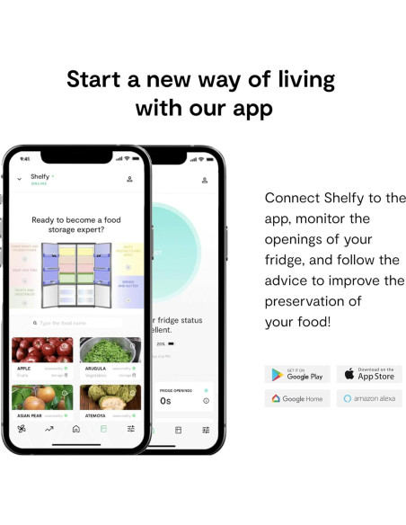 Dispositivo Refrigerador Inteligente Vitesy Shelfy - Extiende Frescura y Elimina Olores